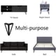 thumbnail image 5 of Paquete de 4 patas de repuesto de metal negro de 15 cm para muebles, armarios, camas, sillas, guardarropas y sofás, 15 cm, negro claro, 5 of 6