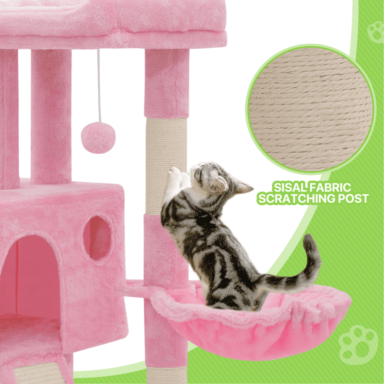 Cat Hammock Sisal Fabric Cat Tree Magshion 36