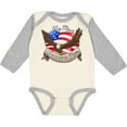 thumbnail image 3 of Inktastic My First Memorial Day- Bald Eagle Boys or Girls Long Sleeve Baby Bodysuit, 3 of 5