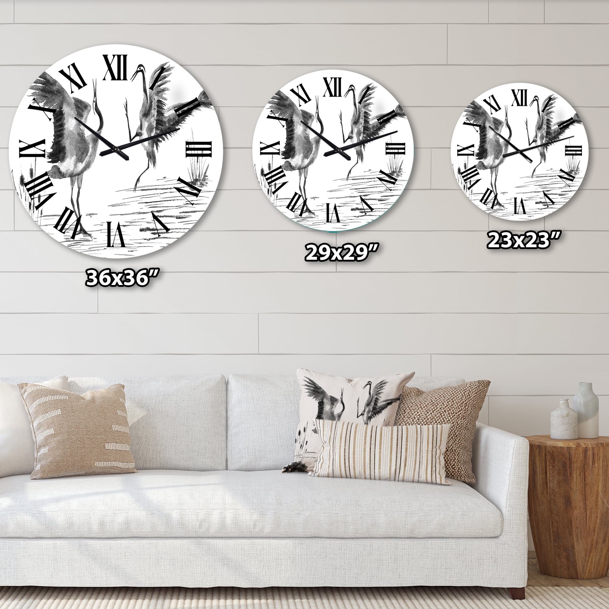 Designart 1 in Traditional Wall Clock