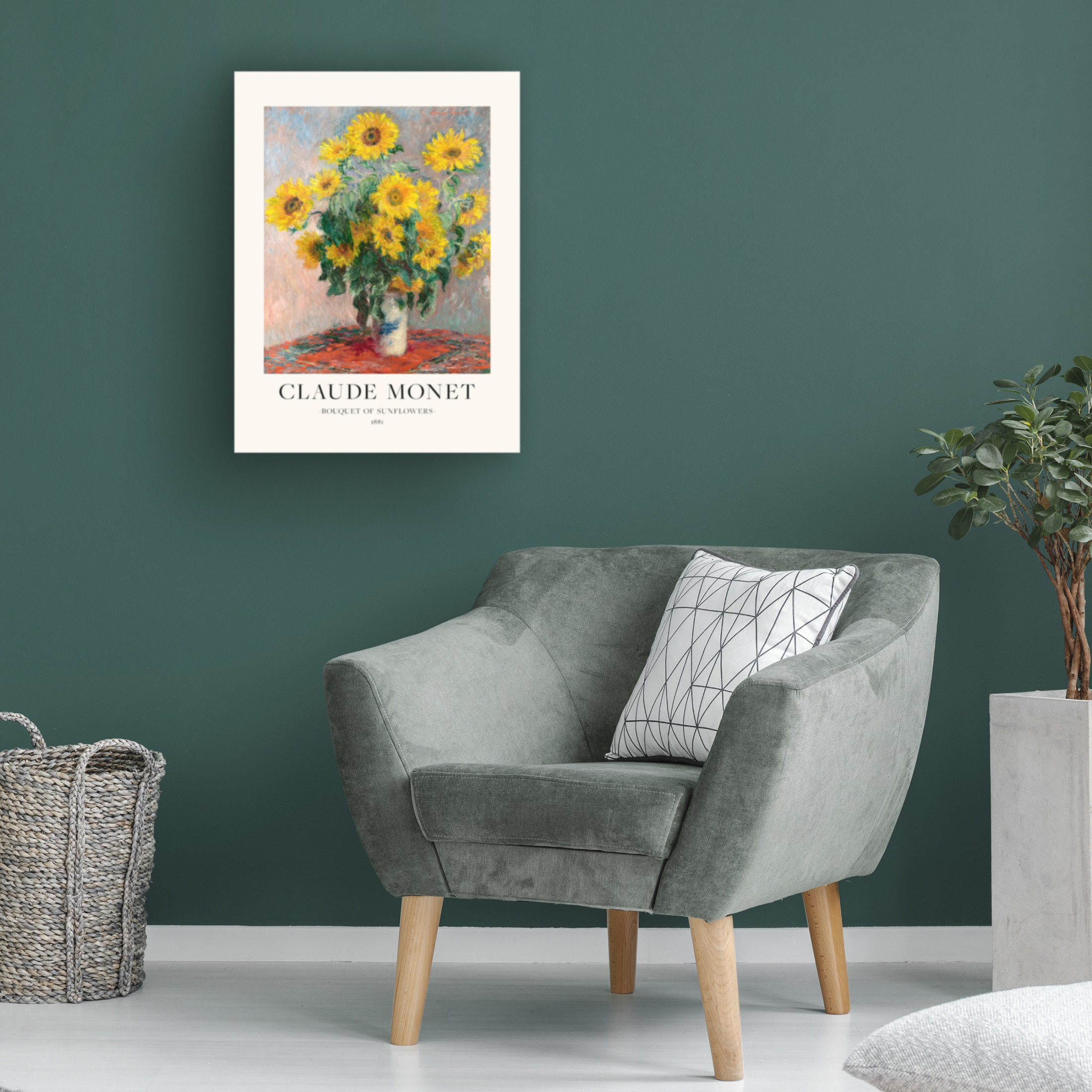 Trademark Fine Art Pictufy  Bouquet Of Sunflowers Canvas Wall Art