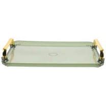 Masteelf Large Serving Trays for Party Rectangular Tray 31.50X22.00X4.00CM Green