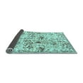 thumbnail image 2 of Ahgly Company Indoor Rectangle Animal Light Blue Traditional Area Rugs, 5' x 7', 2 of 4