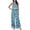 Blue#02, variant on 2 Piece Sets for Women Going Out Comfy Crew Neck Sleeveless Crop Top Drawstring Waist Wide Leg Pants Suit Stylish Geometric Print Summer Sets Versatile Casual Beach Vacation Outfits S