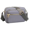 thumbnail image 1 of Bolso Bandolera Bolso Cruzado Para Mujer, Correas Ajustables, Bolso De Hombro, Bolso Femenino (Gris) Likrtyny Para Estrenar, 1 of 3