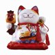 thumbnail image 1 of Hucha de gato de la , decoración Feng Shui, adorno de gran tamaño, tarro de ahorro para inauguración de la casa, regalos de año Nuevo, juguete Estilo C mayimx Figura de gato pequeño, 1 of 6