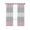 pink, variant on Navy Blue Grey Stripe Blackout Curtains 54 Inches Long for Bedroom, Modern Art Horizontal Striped Thermal Insulated Room Darkening Black Out Window Curtain Panels Grommet Drapes for Living Room