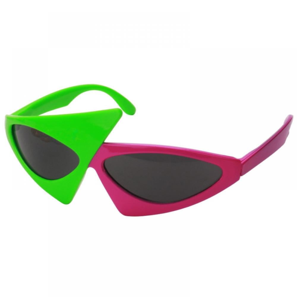 Pink And Green Contrast Hip-Hop Party Sunglasses Nigeria Ubuy