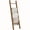 Honey Brown, variant on General 5-Tier Modern Farmhouse Blanket Ladder Shelf Freestanding Wood Rack, Maroon Brown Storage for Living Room, Space-Saving for Blankets Books Decor Towels
