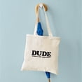 thumbnail image 4 of CafePress - Dude Where's My Appendix Tote Bag - Unisex Canvas Tote Bag, Beige, 1-Piece, 4 of 6
