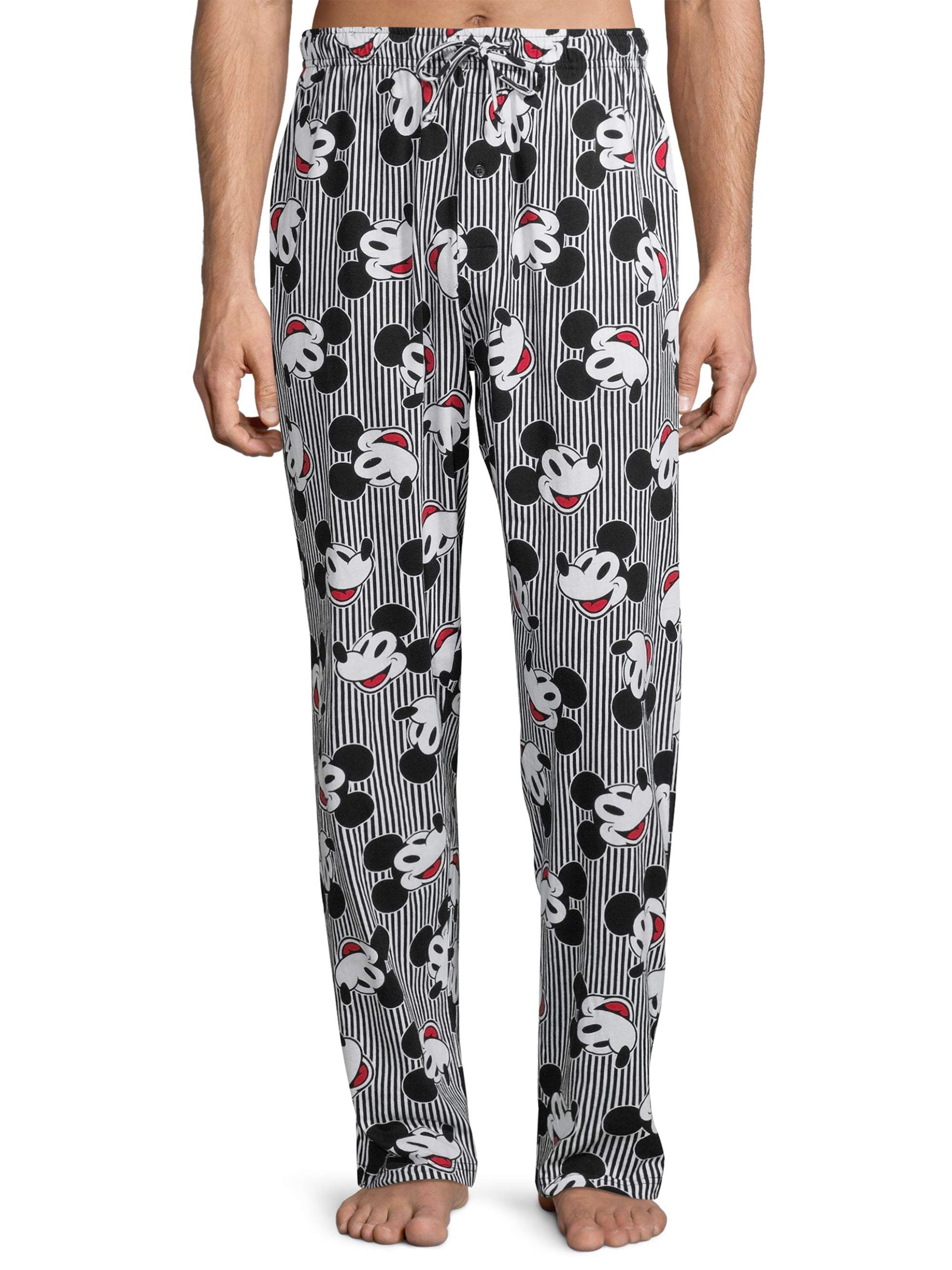 Disney Men's Mickey Pinstripe Pajama Pants - Walmart.com