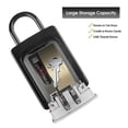 thumbnail image 6 of Key Lock Box Portable Combination Lockbox Wall-Mounted Key Storage Box Resettable Code Safe ,Additional Security, 6 of 7