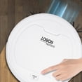 thumbnail image 1 of aspirador recargable, bajo ruido, 75 tiempo de tiempo de tiempo de de funcionamiento, limpieza automática, 1200mAh, arranque botón para , alfombra de blanco Macarena Aspirador de piso, 1 of 8