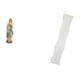 thumbnail image 5 of Estatua de María, figura de resina, colección religiosa, Virgen de la Adoración, pantalla de lámpara de pie minimalista de papel, ideal para, 5 of 8