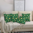 thumbnail image 7 of Throw Pillow Covers, Cute Durian Forest Green Soft Square Pillow Cases with Invisible Zipper for Couch Bed Sofa, Farmhouse Fall Home Decor 18"x18", 7 of 7