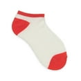 thumbnail image 5 of Wonder Nation Girls Striped No-Show Socks, 10-Pack, Sizes S-L, 5 of 15