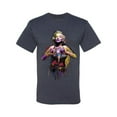 thumbnail image 2 of Wild Bobby Marilyn Monroe Watercolor Love Pop Culture Men Graphic Tee, Vintage Heather Navy, X-Large, 2 of 5