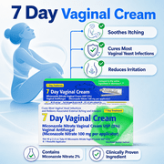 TARO 7-Day Yeast Infection Treatment for Women – 2% Miconazole Nitrate Vaginal Cream 45g Tube, Designed for Fast, Effective Feminine Care and Relief