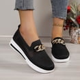 thumbnail image 1 of YOUYEDIAN Womens Orthopedic Shoes Arch Support Slip on Non Slip Tennis Shoes Wide Width Knitted Mesh Stretch Walking Shoes Soft 2026 New Orthopedic Shoes (Black), 1 of 6