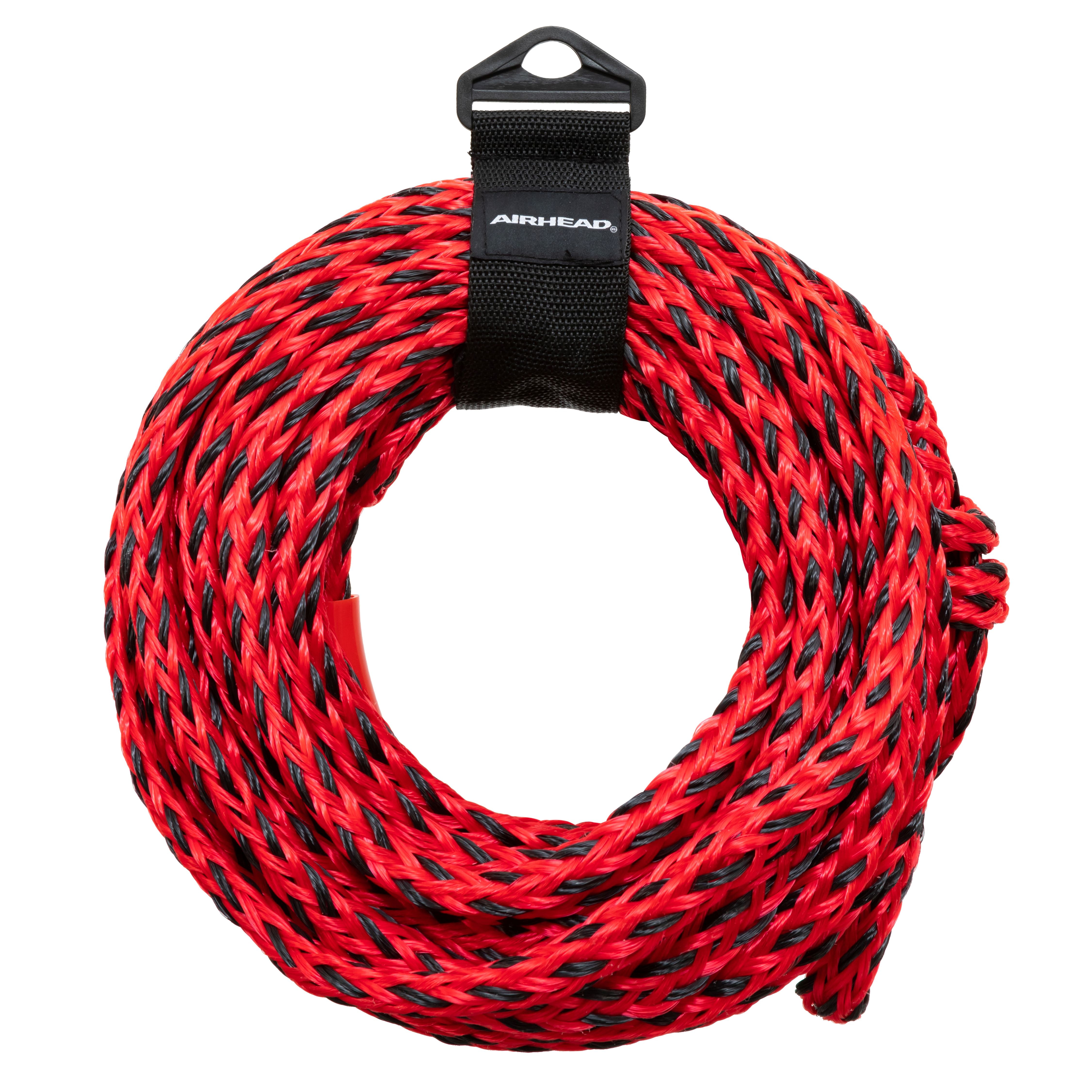 Airhead Hydro X 4-Person Towable Tube and 60ft UV Resistant Tow Rope Bundle, Includes Towable Tube and Tow Rope