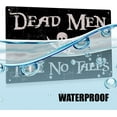 thumbnail image 4 of Funny Dead Men Tell No Tales Metal Tin Sign Wall Decor Vintage Retro Signs Indoor Outdoor Decoration Gifts large, 4 of 9