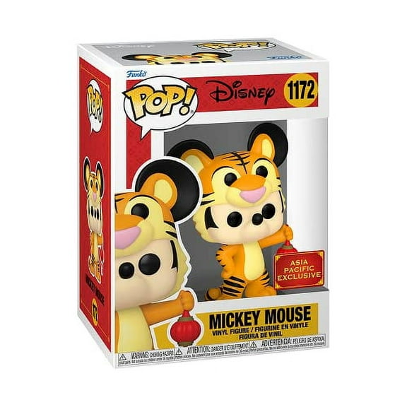 Funko POP! Disney - 2022 Mickey Mouse (Year of the Tiger) Vinyl Figure #1172 Asia Exclusive [READ DESCRIPTION]