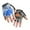 Blue, variant on lnmuld Gloves for Winters Breathable Half Finger Kids Sports Gloves for Outdoor Cycling Exercise and Play with Secure Grip Design Size:10-12