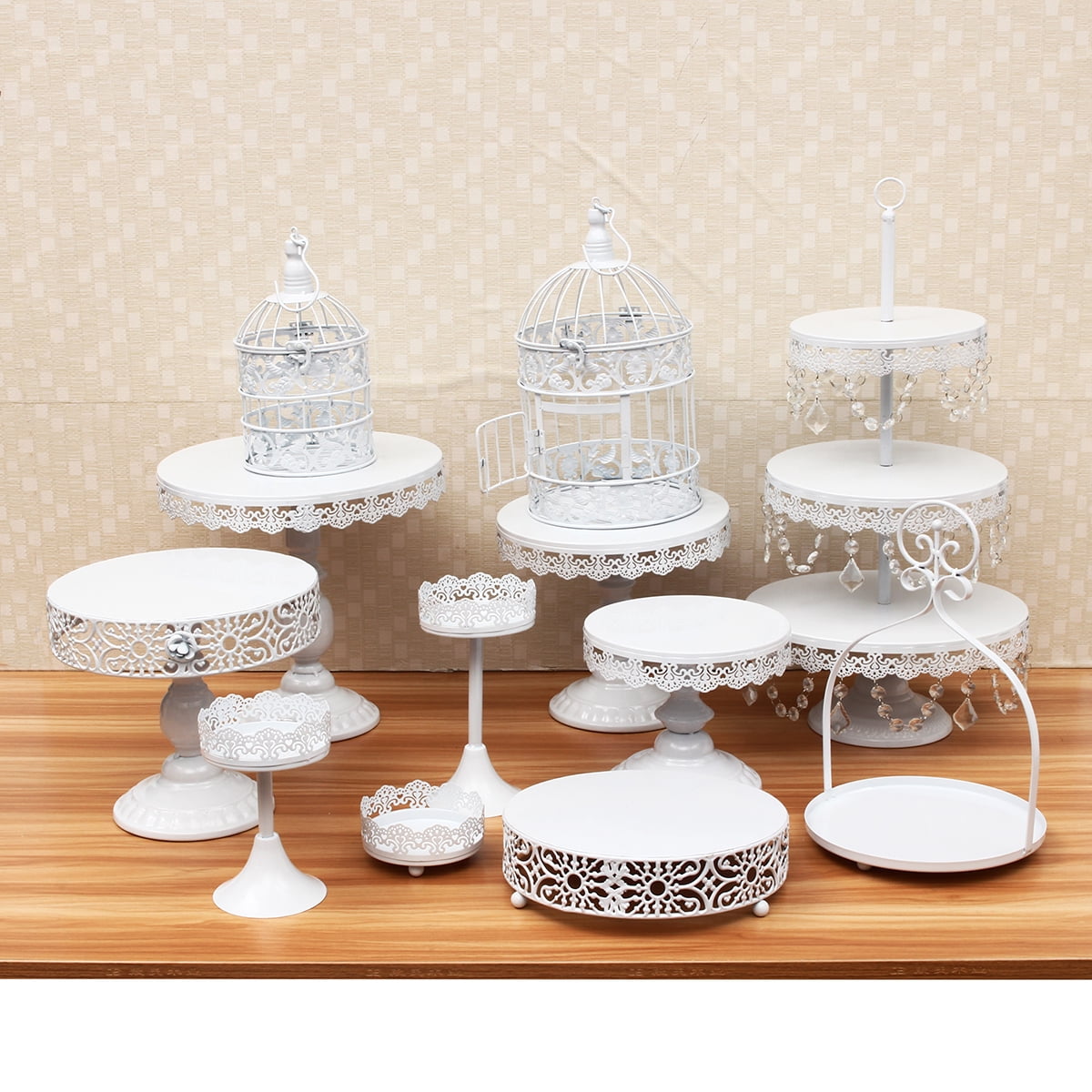 Alessi 10pcs Salad Plate Cake Holder Cake Plate Cupcake Stand Cupcake Tower Stand 