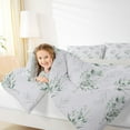 thumbnail image 4 of jejeloiu Rustic Flowers Bedding Comforter Set,Abstract Aesthetic Floral Twin Comforter Sets,Gray Green Bedding Set For Girls Teens,Microfiber Bedroom Decor Reversible,2-Piece, 4 of 8