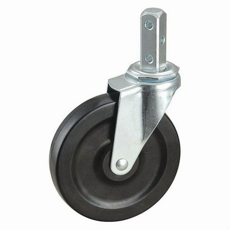 Manufacturer Varies Swivel Stem Caster,Rubber,5 in.,125 lb. 32J999