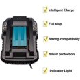 thumbnail image 3 of Dinheiro para Makita DC18RC DC18RA Cargador de iones de litio Cargador de batería de 7,2 V-18 V para batería de repuesto BL1830 BL1430 (cargador 4A) (Tipo 1) WddnAot, 3 of 5