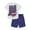White-blue, variant on Marvel Spider-Man Big Boys T-Shirt and French Terry Shorts Outfit Set Infant to Big Kid