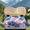 thumbnail image 3 of Uourmeti Palm Leaf Print Golf Cart Seat Covers Front Pockets, Fit for Club Golf Cart Club Car Golfcart Suitable for EZGO TXT RXV Club Car DS Precedent, 3 of 8