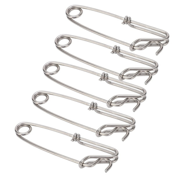 Conectores De Pesca Clips Snap, Clips De Línea Larga Pulidos Snap Anticorrosión 5PCS Para Pesca De Surf ANGGREK Otros
