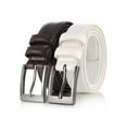 thumbnail image 1 of Marino’s Men Genuine Leather Dress Belt with Single Prong Buckle, 1 of 3