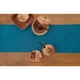 thumbnail image 5 of Tapete de mesa Solino Home Athena, 36 x 14 pulgadas, lino verde azulado, 5 of 8
