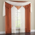 thumbnail image 4 of Brylanehome  Sheer Voile Ascot Valance, Daffodil Window Curtain, 4 of 5
