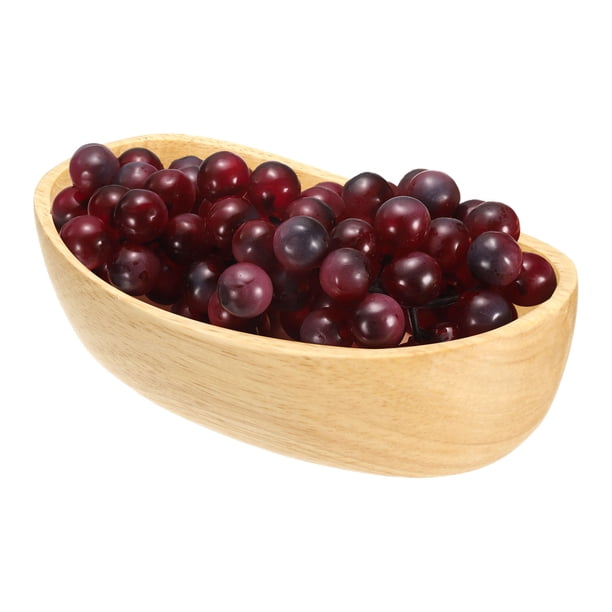Bandeja de Servir de Bambú Uxcell, 6 x 3.3 Pulgadas, Bandejas de Madera en Forma de Barco, Platos de Servicio Portátiles para Comida, Frutas, Aperitivos, Pan, Vanity, Bodas, Picnics, Caqui