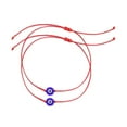thumbnail image 2 of opvise 1 Pair Couple Bracelets Creative Shape Wear Resistant Wax Line Handmade Couple Braided Evil Eyes Bracelets for Party, 2 of 8