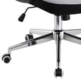 thumbnail image 4 of 26 Inch Modern Swivel Office or Gaming Chair, Ergonomic Gray Fabric Seat - Saltoro Sherpi, 4 of 5