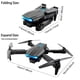 thumbnail image 2 of Dron Luckky Blue con cámara 4K, cámara HD 2.4G FPV WiFi, cuadricóptero RC plegable, juguete de control remoto para principiantes, regalo para hombres, UAV para interiores y exteriores,, 2 of 8