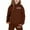 Brown, variant on WOYY Toddler Girls Clothes Set New York Print Hoodie Sweatpants Outfits, Sizes 3-4T