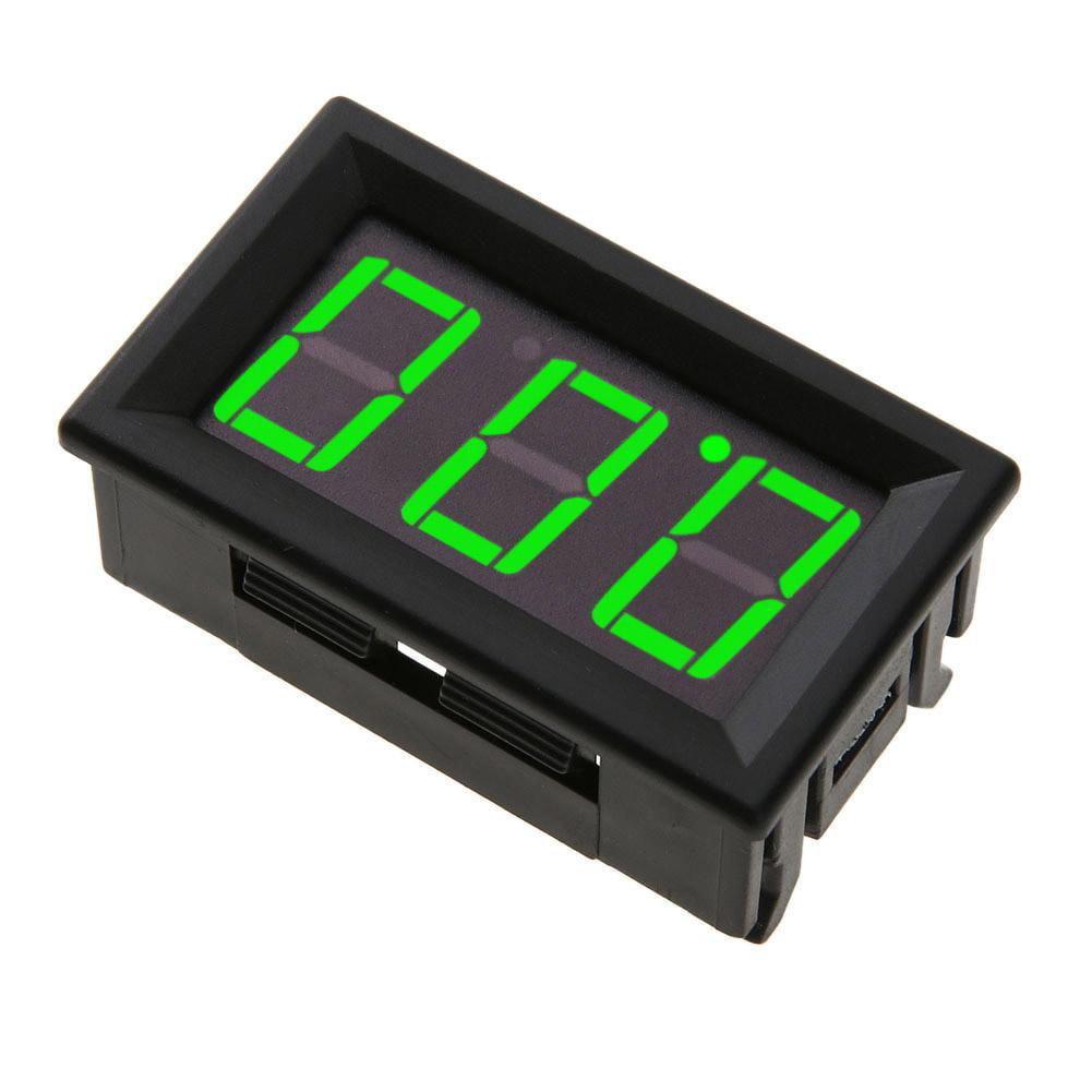 Mini DC0-30V LED 3-Digital Diaplay Voltage Voltmeter Panel Meter With 2 Wires~ Z