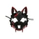 thumbnail image 1 of Máscara de Horror, Decoración Facial de Halloween, Máscara de Fiesta de Máscaras, Decoración Facial de Halloween Máscara de Resina Media Cara Calavera Decoración Facial Aterradora Decorativa, 1 of 2