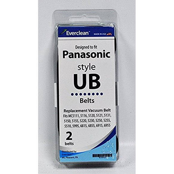 Panasonic 60-3104-06 Courroie de Batteur à Vide, Lot de 2 Pièce d'Origine Fabricant (OEM) pour Panasonic