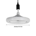 thumbnail image 3 of Lmpara De Techo Led Con Ventilador, Control Remoto Integrado, Diseo De Bajo Consumo, Estilo Moderno, Ideal Para El Hogar, Iluminacin Inteligente, Montaje En Techo, Color Blanco, 5, Ukhbmc, 3 of 9