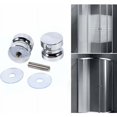 thumbnail image 5 of Jinsinto Set of 2 Shower Door Handles Bath Shower Door Handle 30mm Polished Chrome Replacement Door Handles Durable Stainless Steel Round Glass Door Handle, 5 of 5