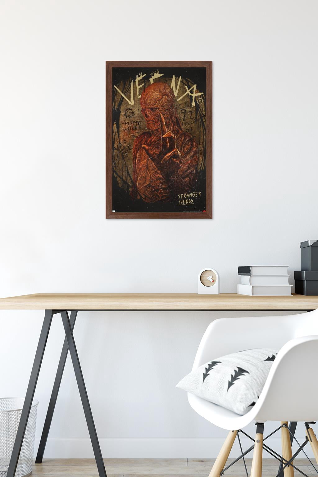 Netflix Stranger Things: Season 4 - Vecna Wall Poster, 14.725" x 22.375" Framed
