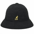 thumbnail image 2 of KANGOL Womens Black Knit Bermuda Winter Beanie Hat Cap, 2 of 3