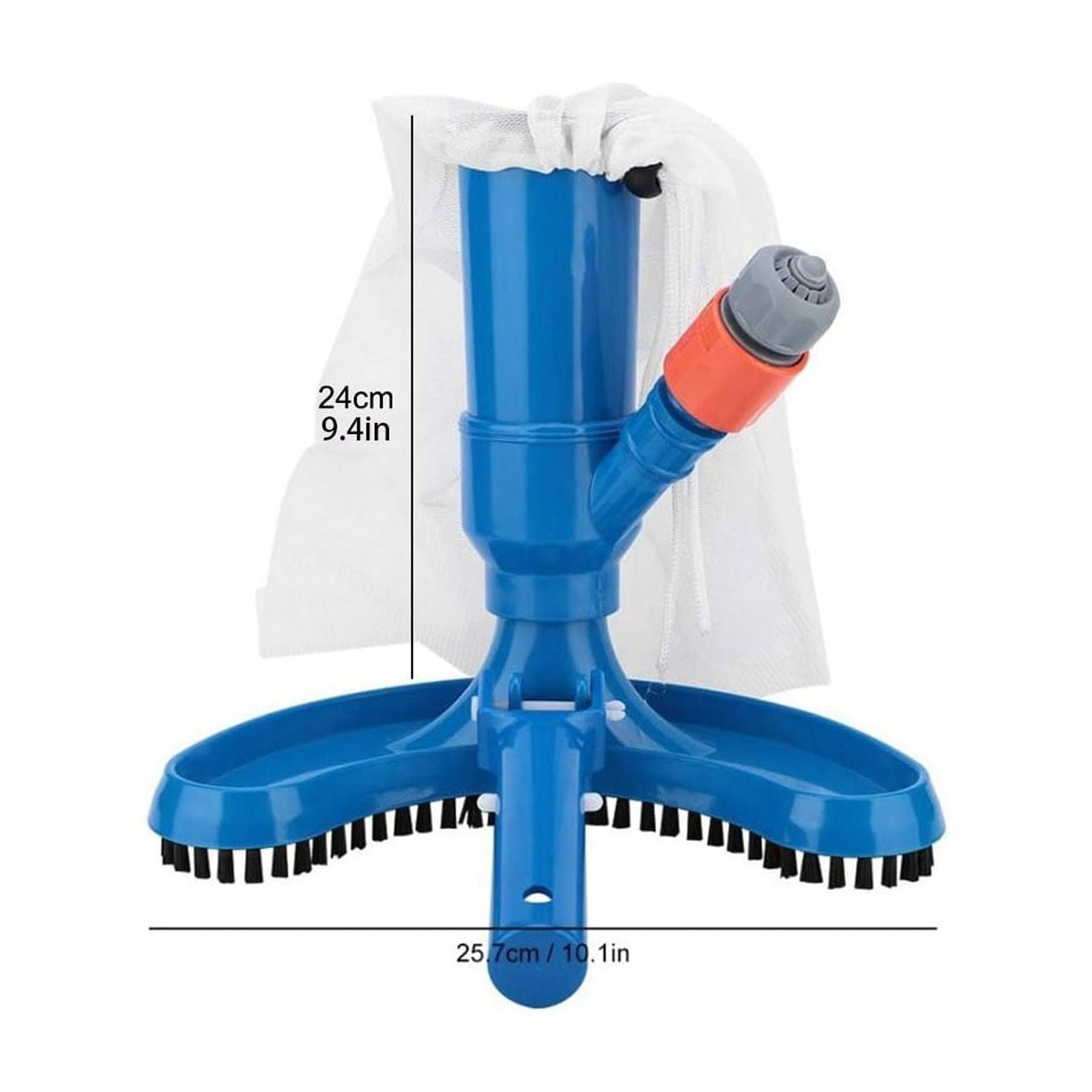 Handheld Pool Vacuum Cleaner, Portable Jet Pool Cleaning Tool for Above Ground Pools Inflatable Pools Spas, Efficient Pool Cleaner for Leaves Debris Sand Removal
